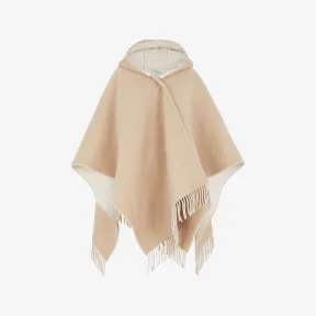 芬迪/Fendi Fendi斗篷-米色羊毛和羊绒斗篷-女士围巾和丝巾 FXX722AHR1F0QB9 8054321986453