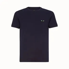 芬迪/Fendi T恤_蓝色棉针织T恤 FY0894 A87 5F03LQ