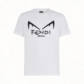 芬迪/Fendi T恤_白色棉针织T恤 FY0894 A87 AF0QA0