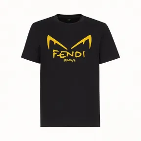 芬迪/Fendi T恤_黑色针织T恤 FY0894 A87 AF0QA1