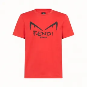 芬迪/Fendi T恤_红色棉针织T恤 FY0894 A87 AF0QC9