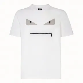 芬迪/Fendi T 恤_白色棉质T恤 FY0910 A4P ZF0QA0