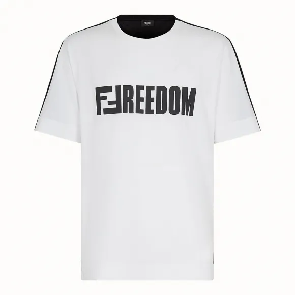 芬迪/Fendi T 恤_拼色棉质T恤 FY0936 A4Q 4F05WL