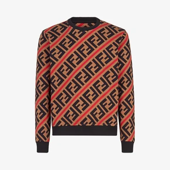 芬迪/Fendi 运动衫_米色棉质运动衫 FY0944 A7A 9F13J8