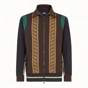 芬迪/Fendi 夹克_棕色棉质夹克 FY0960 A6Z YF0YT3