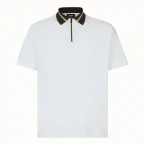 芬迪/Fendi T恤_白色棉质polo衫 FY0961 A6Z 7F0QA0