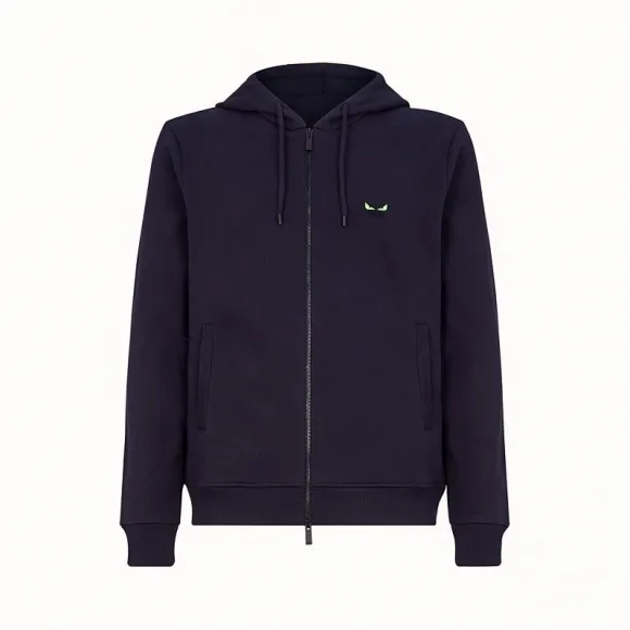 芬迪/Fendi 运动衫_蓝色棉质针织毛衣 FY0984 A87 3F03LQ