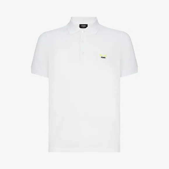芬迪/Fendi POLO衫_白色凸纹POLO衫 FY0985 A87 6F0QA0