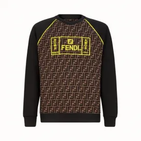 芬迪/Fendi 运动衫_黑色棉针织毛衣 FY0992 A87 EF0JNH