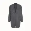 芬迪/Fendi 灰色羊绒开衫 FZC109A936F0XW5