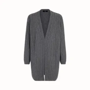 芬迪/Fendi 灰色羊绒开衫 FZC109A936F0XW5