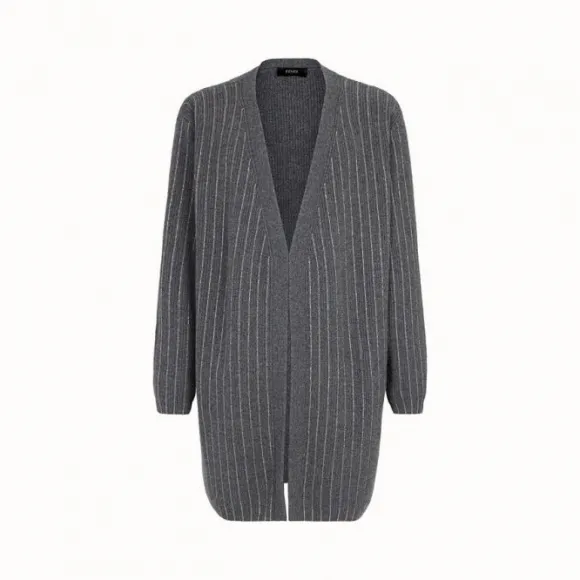 芬迪/Fendi 灰色羊绒开衫 FZC109A936F0XW5