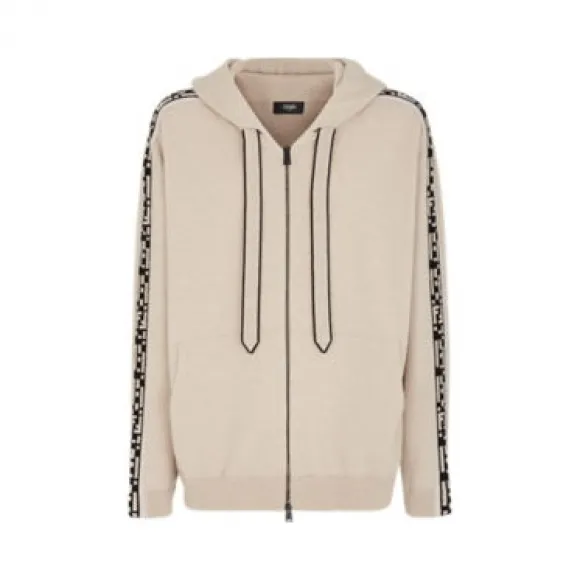 芬迪/Fendi 米色羊绒开衫-男士成衣-FENDI芬迪中国官网 FZC423AI2DF0QWN-8056867731757