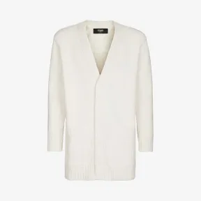 芬迪/Fendi 白色棉质和桑蚕丝开衫 FZC473-AEK2-F0AU5