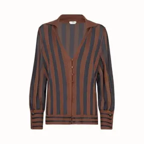 芬迪/Fendi 拼色真丝开衫 FZC614AAEQF19ES