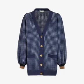 芬迪/Fendi Vichy桑蚕丝开衫 FZC837AD5VF1BGW