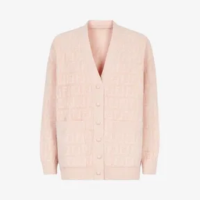 芬迪/Fendi 粉红色天鹅绒开衫 FZC845AEEIF1BW6