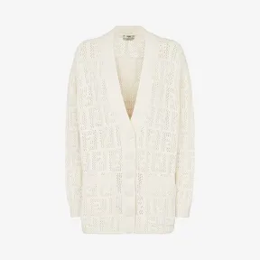 芬迪/Fendi 白色棉质开衫 FZC866-AF4T-F0ZNM