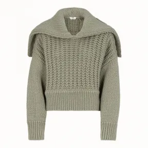 芬迪/Fendi 上衣_绿色羊毛套头衫 FZJ560 A58 TF14FK