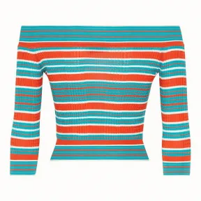 芬迪/Fendi 套头衫_拼色真丝毛衣 FZY754 A60 PF14PQ