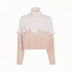 芬迪/Fendi 毛衣_米色羊毛毛衣 FZY853 A8U SF1857