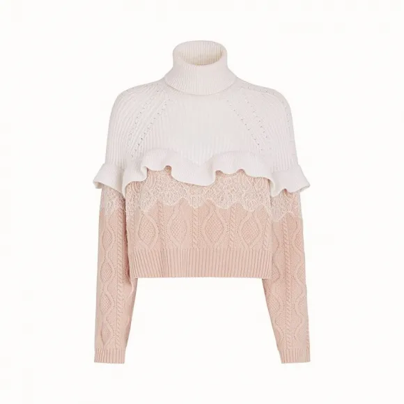 芬迪/Fendi 毛衣_米色羊毛毛衣 FZY853 A8U SF1857