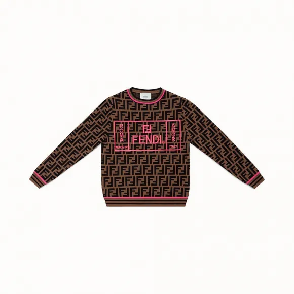 芬迪/Fendi 毛衣_ Roma Amor粘胶纤维毛衣 JFG048 A8L 6F0EV6