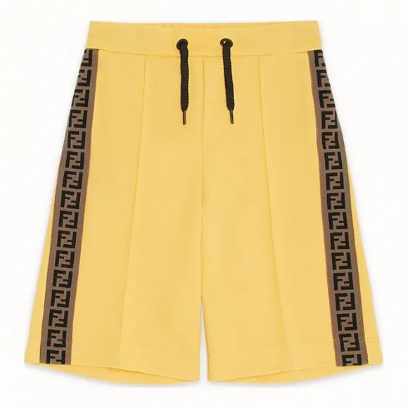 芬迪/Fendi 百慕大短裤_黄色高科技布料百慕大短裤 JMF172 A69 DF0VNL