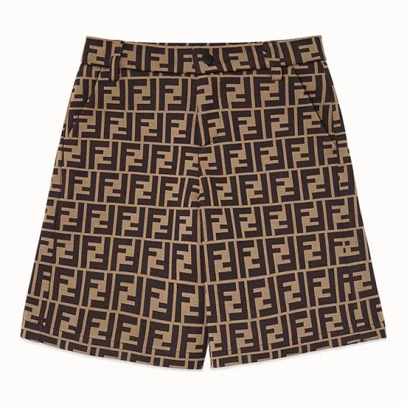 芬迪/Fendi 百慕大短裤_米兰织法烟草色百慕大短裤 JMF176 A69 JF0E0X