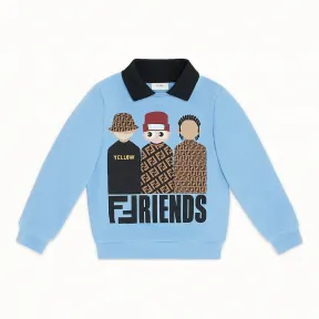 芬迪/Fendi 双领运动衫_陶瓷色棉质运动衫 JMH092 5V0 F15A3