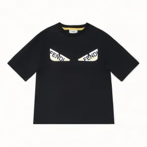 芬迪/Fendi T恤_黑色针织T恤 JMI247 7AJ F0QA1