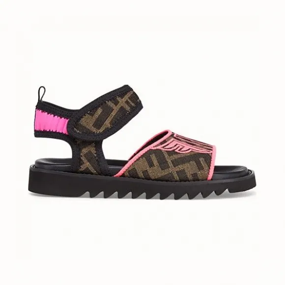 芬迪/Fendi 凉鞋_ Roma Amor帆布凉鞋 JMR304 A8C MF17SH