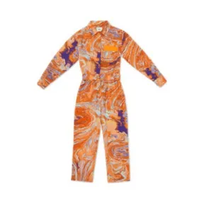 芬迪/Fendi 拼色“murble”印花府绸儿童连体裤-儿童连体裤-FENDI芬迪中国官网 JUB000AJ1NF0TX8-8056867795520