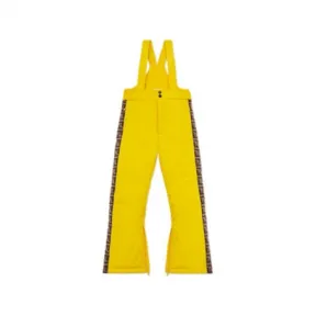 芬迪/Fendi 儿童滑雪服 - 带徽标黄色尼龙滑雪服 JUF072AG2HF0RY3