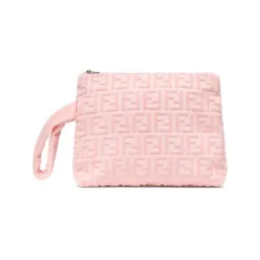 芬迪/Fendi 毛巾泳装袋-带标志的粉红色毛巾泳装袋 JUS021AIP2F0QD1