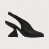 菲拉格慕/Salvatore Ferragamo 雕塑感鞋跟露跟鞋 01B386-743744-743744