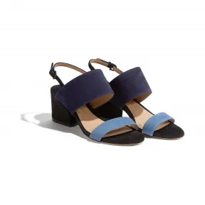 菲拉格慕/Salvatore Ferragamo 波浪形鞋跟撞色凉鞋 01M748_671027