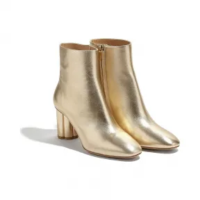 菲拉格慕/Salvatore Ferragamo 花卉造型鞋跟短靴 01N235_713978