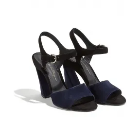 菲拉格慕/Salvatore Ferragamo 雕塑造型鞋跟踝带凉鞋 01Q392_720110