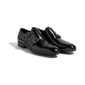 菲拉格慕/Salvatore Ferragamo 结头双扣饰扣带鞋 02A565_674352