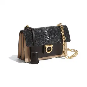 菲拉格慕/Salvatore Ferragamo 小号Gancio锁扣单肩包 21G696_673218