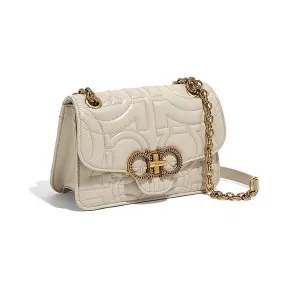 菲拉格慕/Salvatore Ferragamo 绗缝翻盖包 21H153_696058