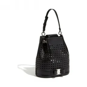 菲拉格慕/Salvatore Ferragamo Vara蝴蝶结水桶包 21H708_712150