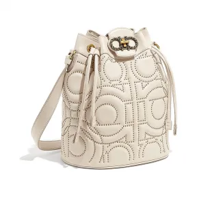 菲拉格慕/Salvatore Ferragamo Gancini水桶包 21H823_716811