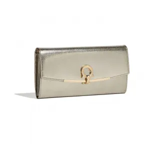 菲拉格慕/Salvatore Ferragamo Gancio夹扣式欧陆式钱包 22C874_675094