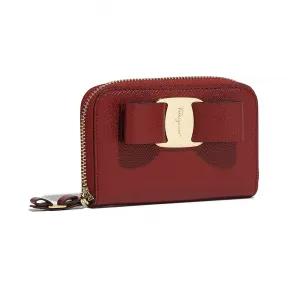 菲拉格慕/Salvatore Ferragamo Vara蝴蝶结名片夹 22D288_724212