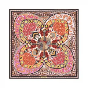 菲拉格慕/Salvatore Ferragamo Monile印花软绸围巾 316904_726825