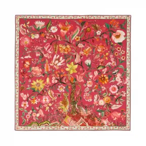 菲拉格慕/Salvatore Ferragamo 生命之树印花真丝方巾 317485_715595