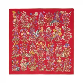 菲拉格慕/Salvatore Ferragamo 田园印花真丝方巾 317930_715584