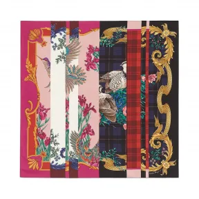 菲拉格慕/Salvatore Ferragamo 桑蚕丝拼接围巾 317965_721127